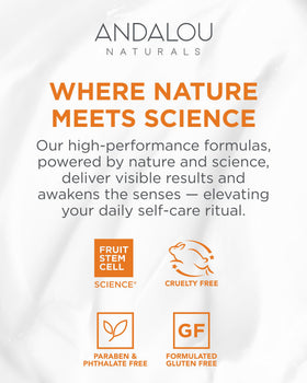 Andalou Naturals Turmeric + Vitamin C Enlighten Serum lifestyle scene
