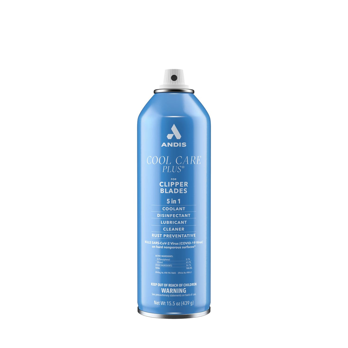Andis Cool Care Plus 5-in-1 Clipper Spray packaging