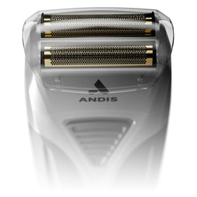 Andis Pro Foil Shaver in hand for size reference