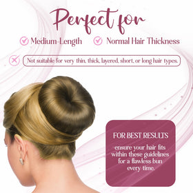 Andlane Snap Hair Bun Maker in use creating a chic bun