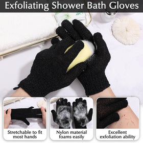 Anezus back scrubber in a shower setting