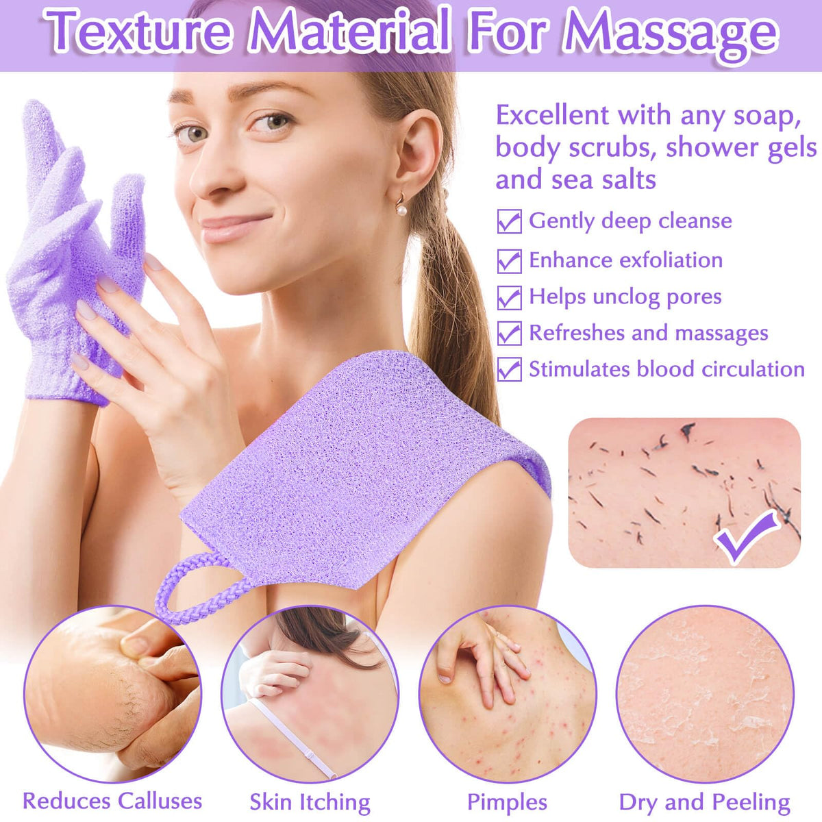 Anezus bath scrubber with lathered soap
