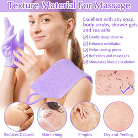 Anezus bath scrubber with lathered soap