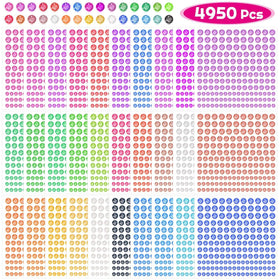 Anezus rhinestone stickers pack with 30 sheets and 4950 pieces