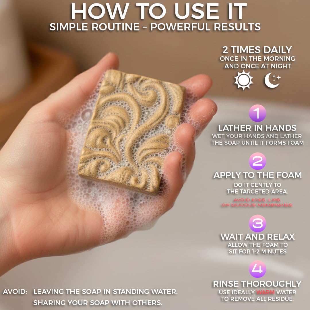 Angel's Skin Natural Wart Remover Soap with botanical ingredients