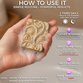 Angel's Skin Natural Wart Remover Soap with botanical ingredients