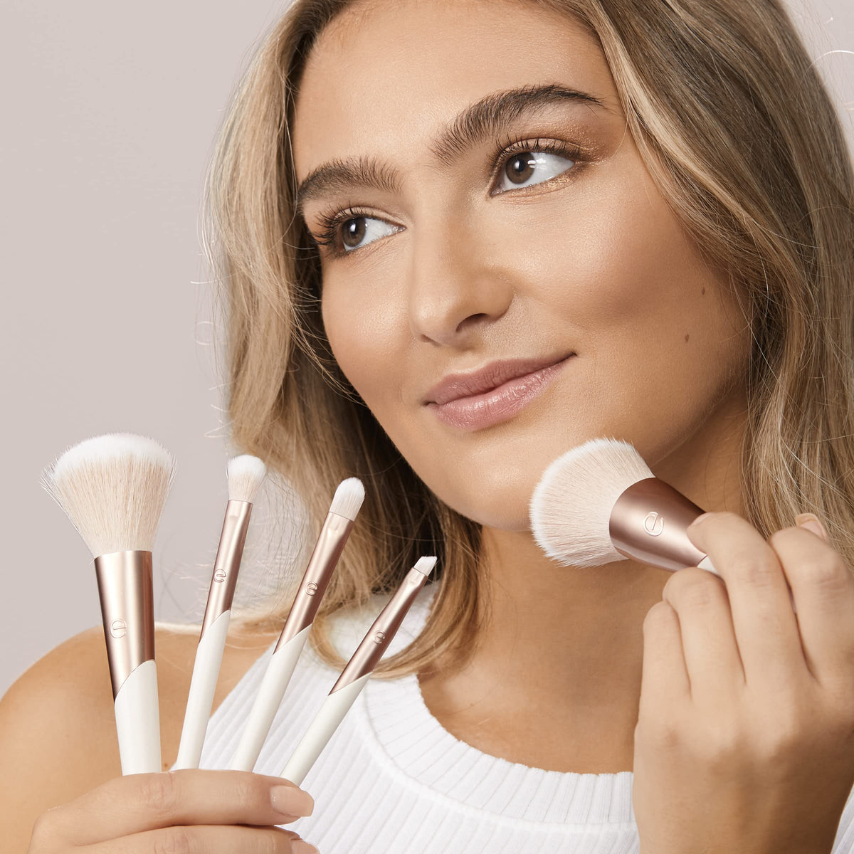 Angled Liner Brush from EcoTools Luxe Natural Elegance set