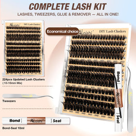 Angled tweezers included in AILAISHI Lash Clusters Kit