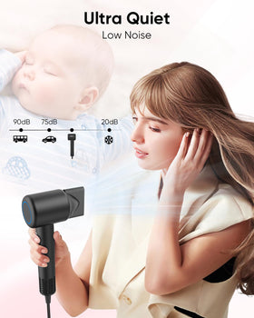 ANIEKIN Hair Dryer controls close-up