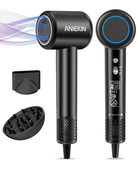 ANIEKIN Hair Dryer front view with sleek design
