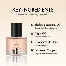 ANILLO Biotin Hair Serum application on hair