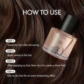 ANILLO Biotin Hair Serum bottle with plant background