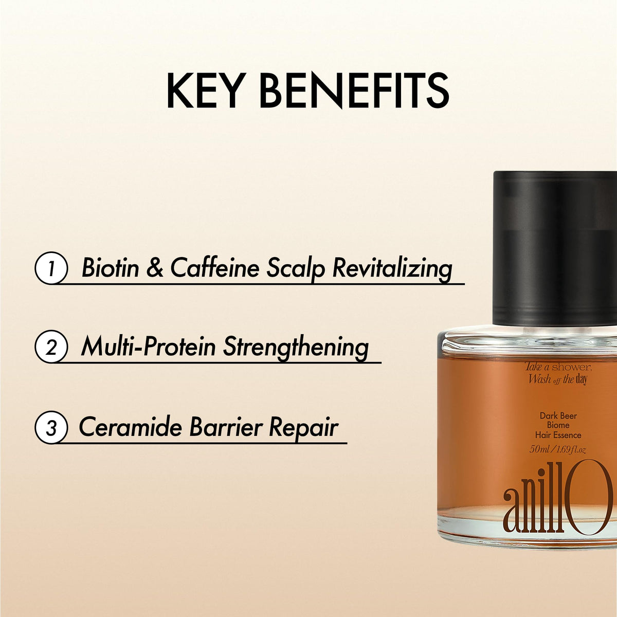 ANILLO Biotin Hair Serum in a lifestyle setting