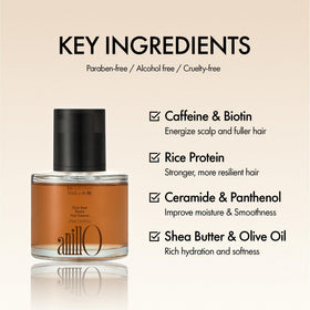 ANILLO Biotin Hair Serum texture on hand