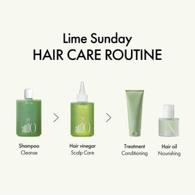 ANILLO Lime Sunday Refresh Hair Essence in bathroom setting