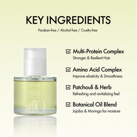 ANILLO Protein Hair Serum application on hair