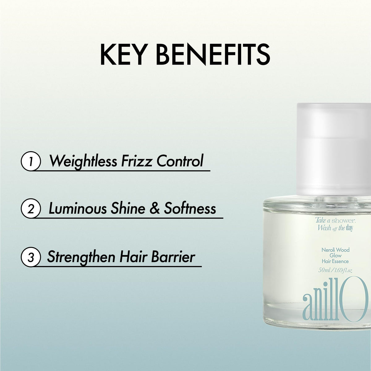 ANILLO Protein Hair Serum with flowers