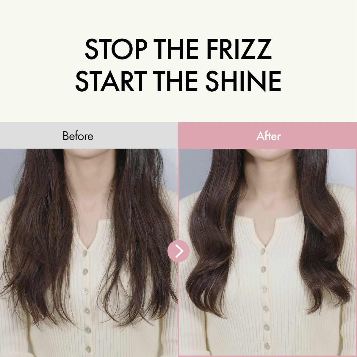 ANILLO Rosy Night Repair Hair Essence texture on hand