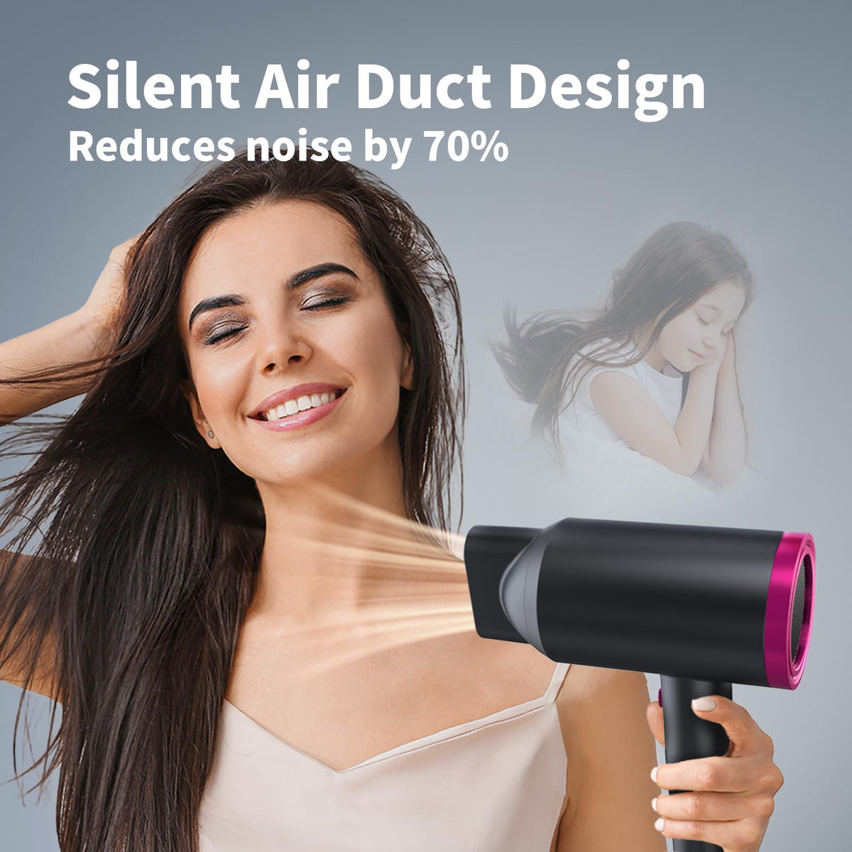 ANNE BETTY Ionic Hair Dryer packaging display