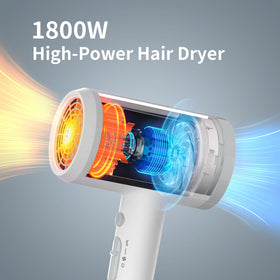 ANNE BETTY Ionic Hair Dryer side view showing controls