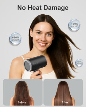 ANNLARY Hair Dryer in use styling curly hair