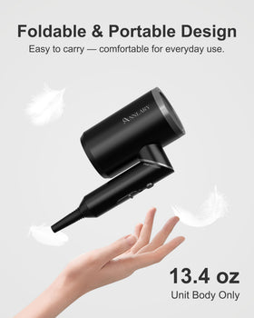 ANNLARY Hair Dryer with concentrator nozzle attached