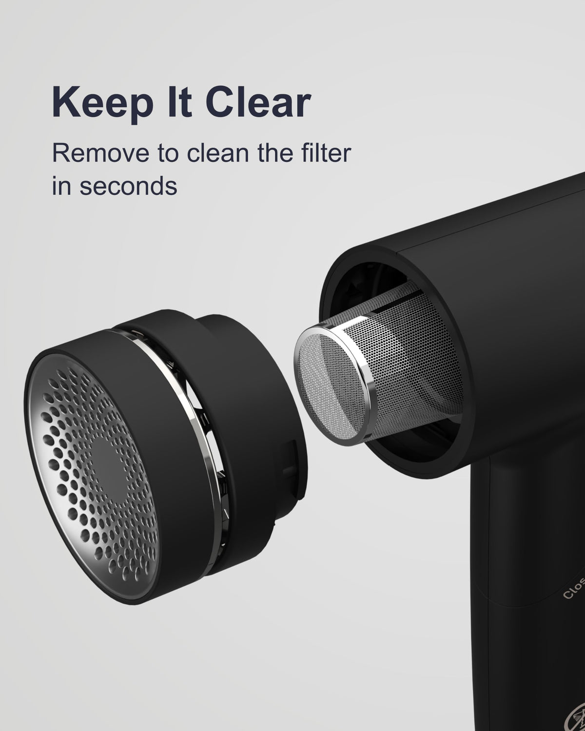 ANNLARY Hair Dryer with magnetic attachments on a countertop