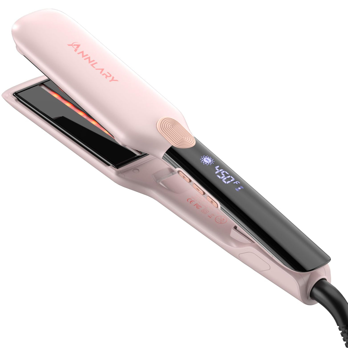 ANNLARY Hair Straightener 1.75 inch front view