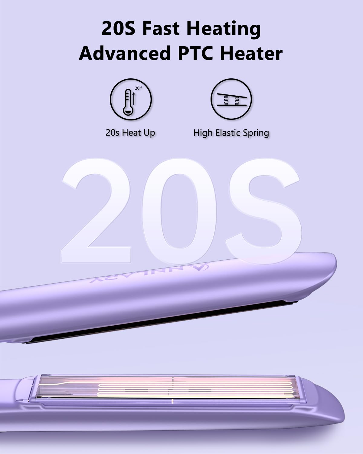ANNLARY hair straightener in lifestyle setting