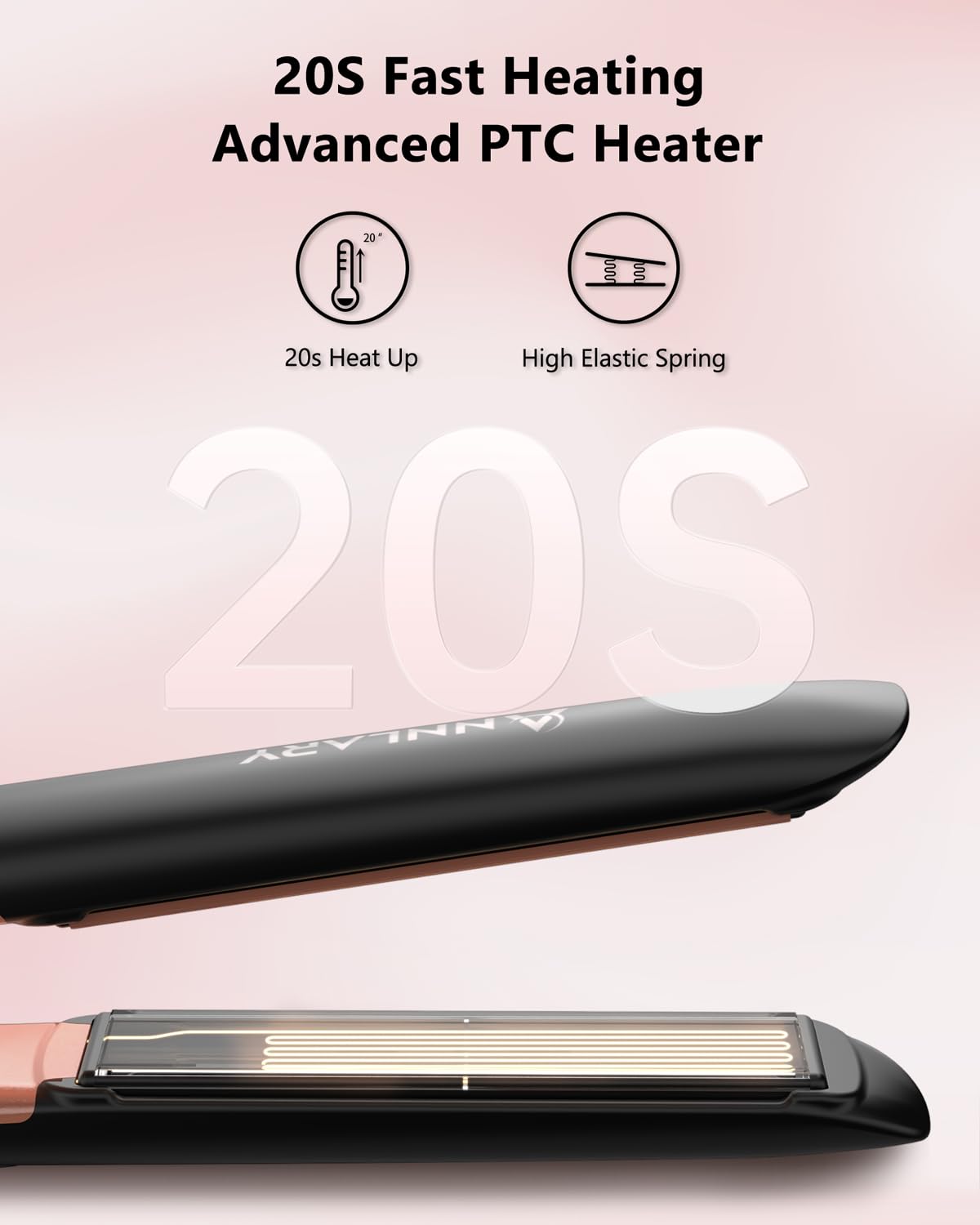 ANNLARY hair straightener in lifestyle setting