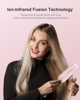 ANNLARY Hair Straightener in travel pouch