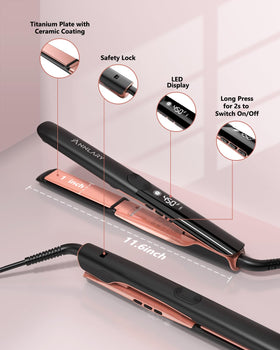 ANNLARY straightener with 360° swivel cord