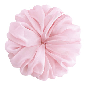 AnnushkaHomeDecor scrunchie showing soft chiffon texture