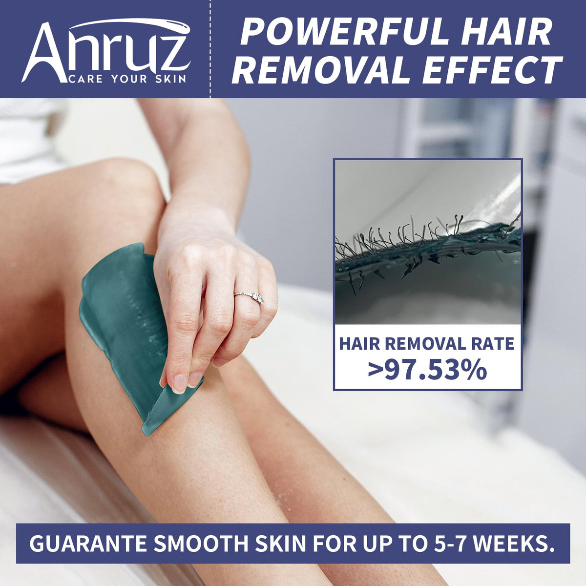 ANRUZ Waxing Kit applicator sticks assortment