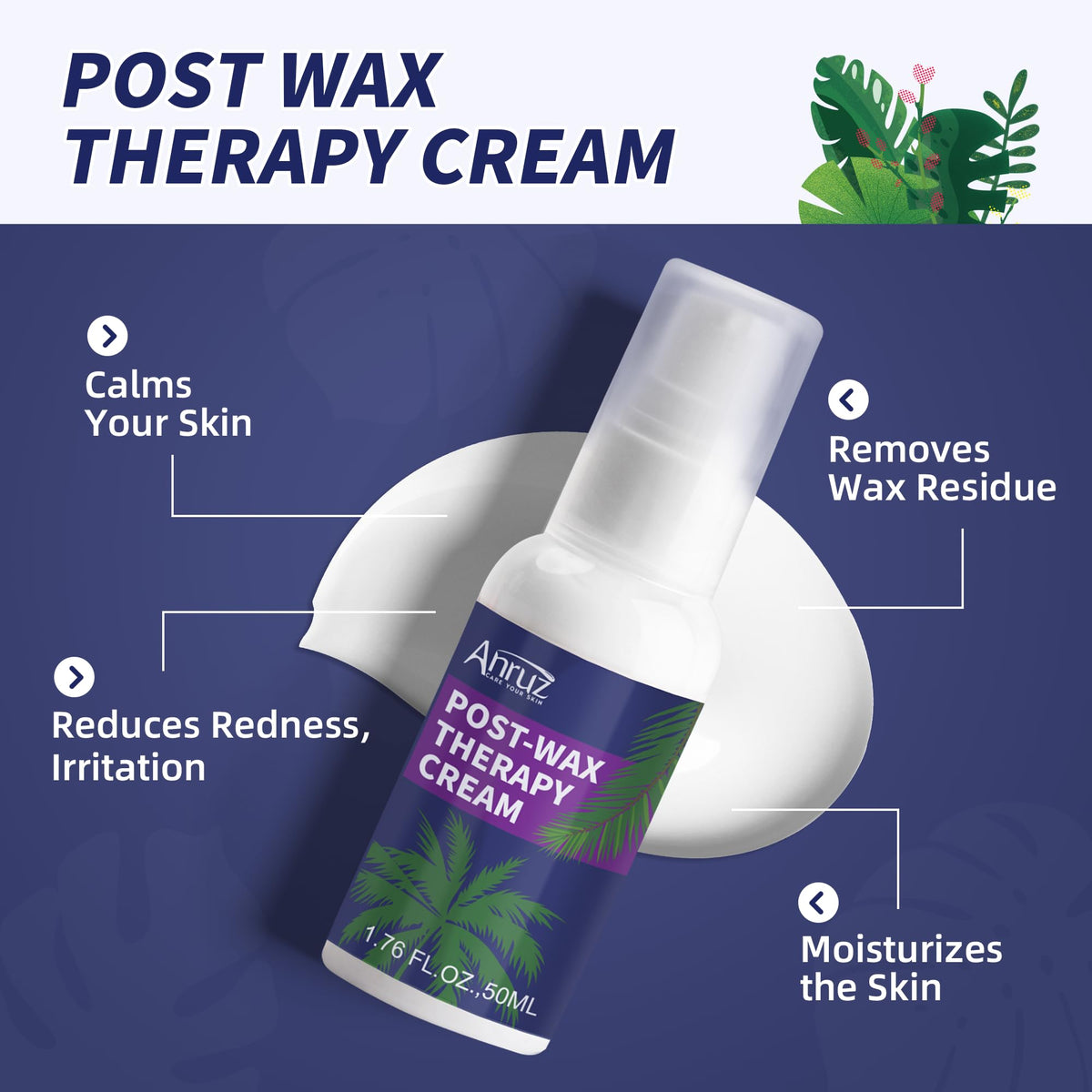 ANRUZ Waxing Kit silicone bowl close-up