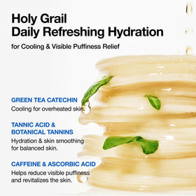 ANUA 8 Hyaluronic Acid Calming Pad being used on a face