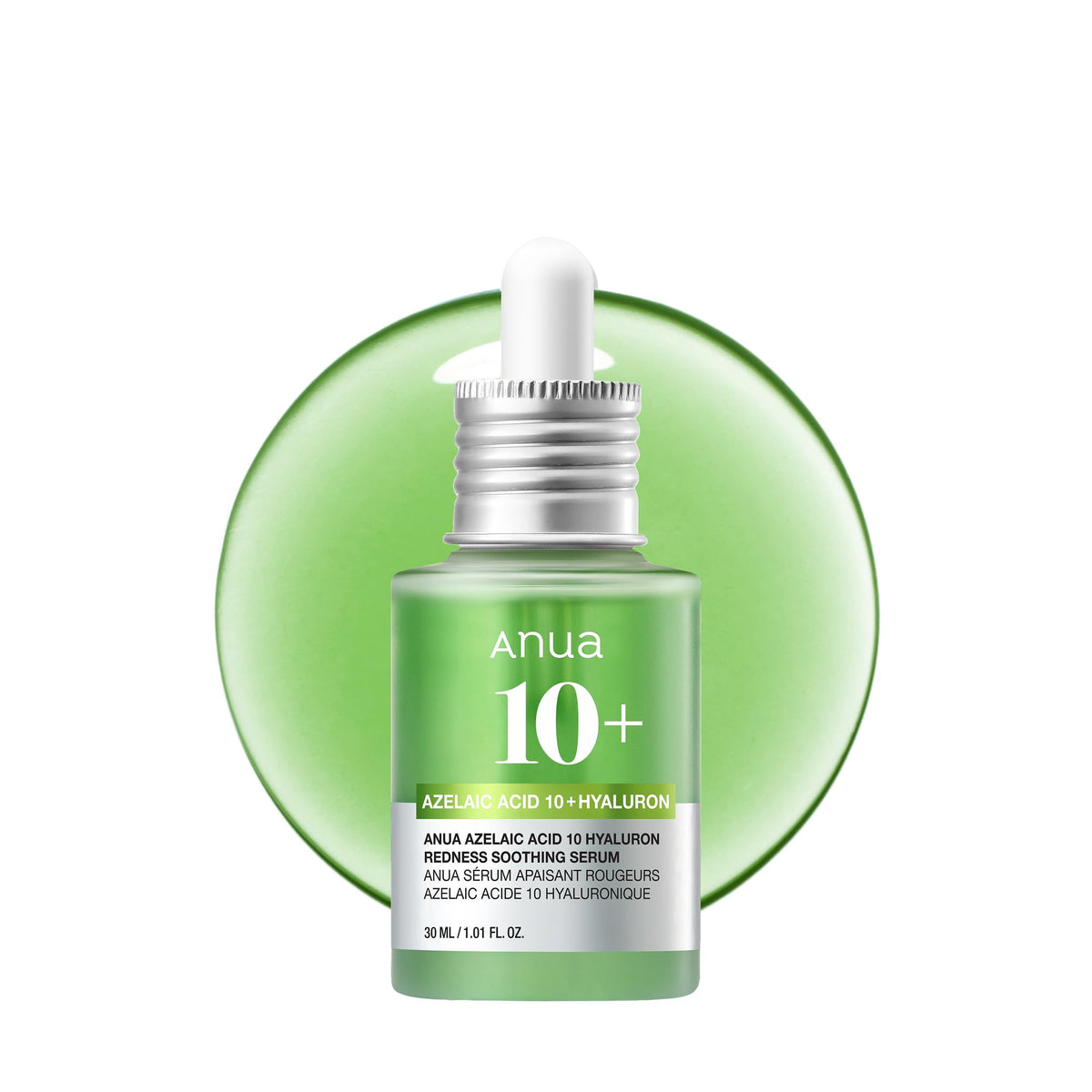 ANUA Azelaic Acid 10% Hyaluron Redness Soothing Serum front view