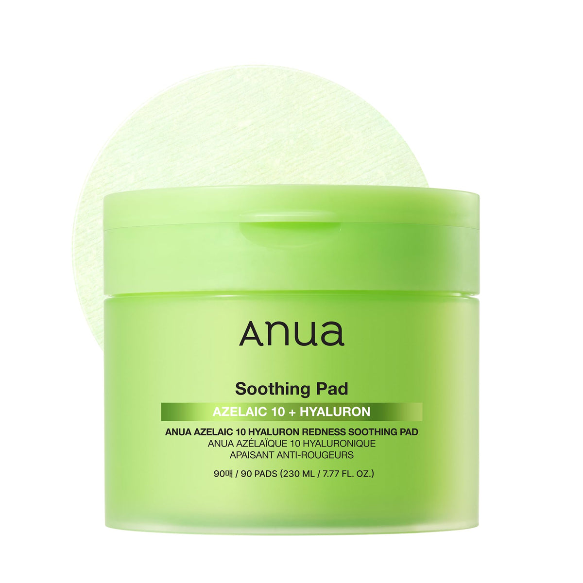 ANUA Azelaic Acid 10% Toner Pads front view