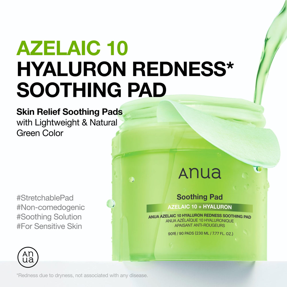 ANUA Azelaic Acid 10% Toner Pads packaging details