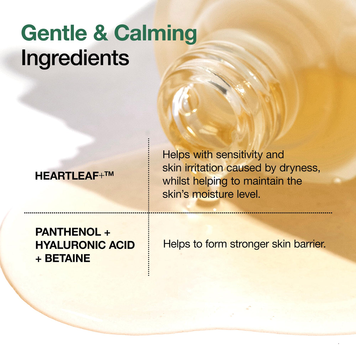 ANUA Heartleaf 80 Soothing Ampoule application process