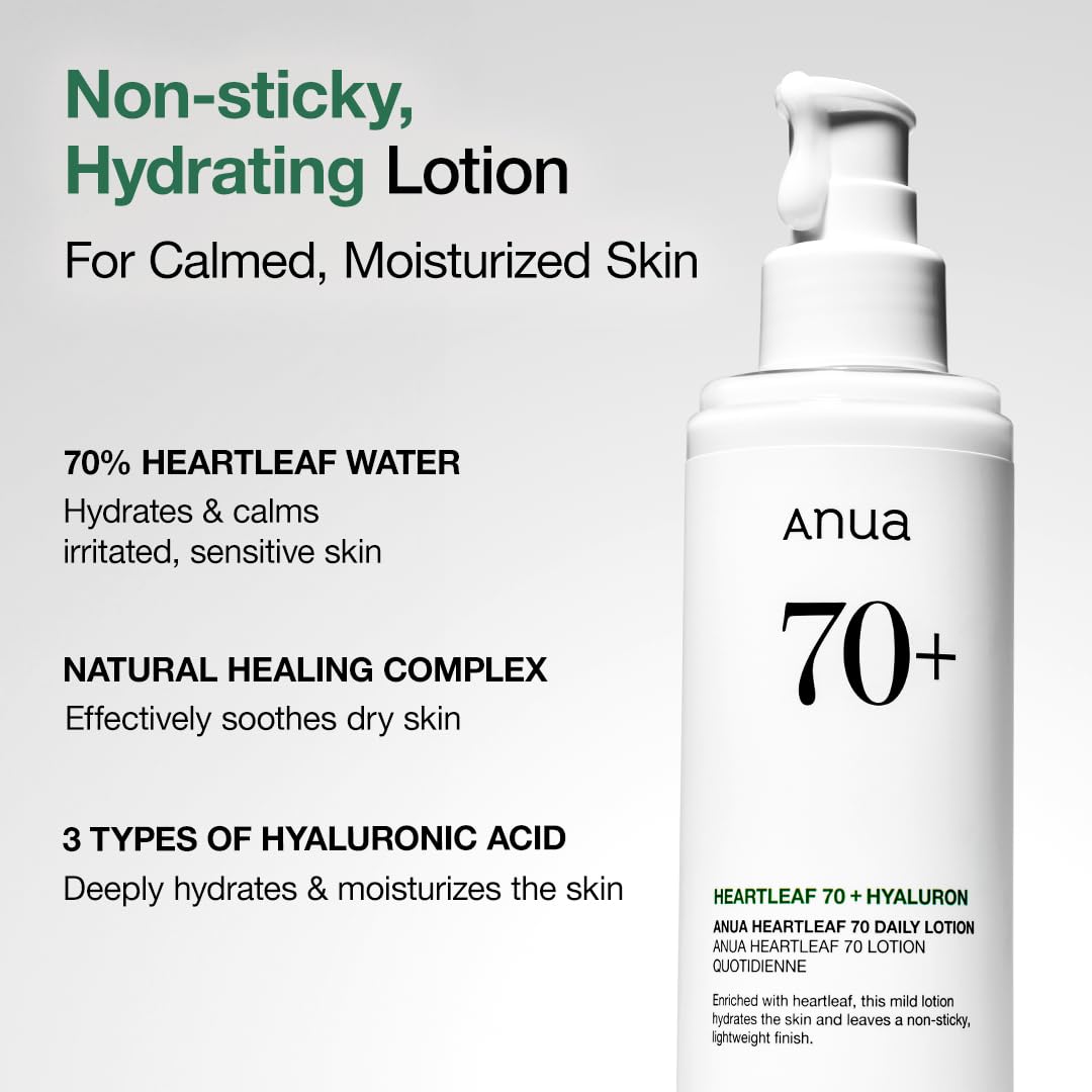 ANUA Heartleaf Daily Lotion texture close-up