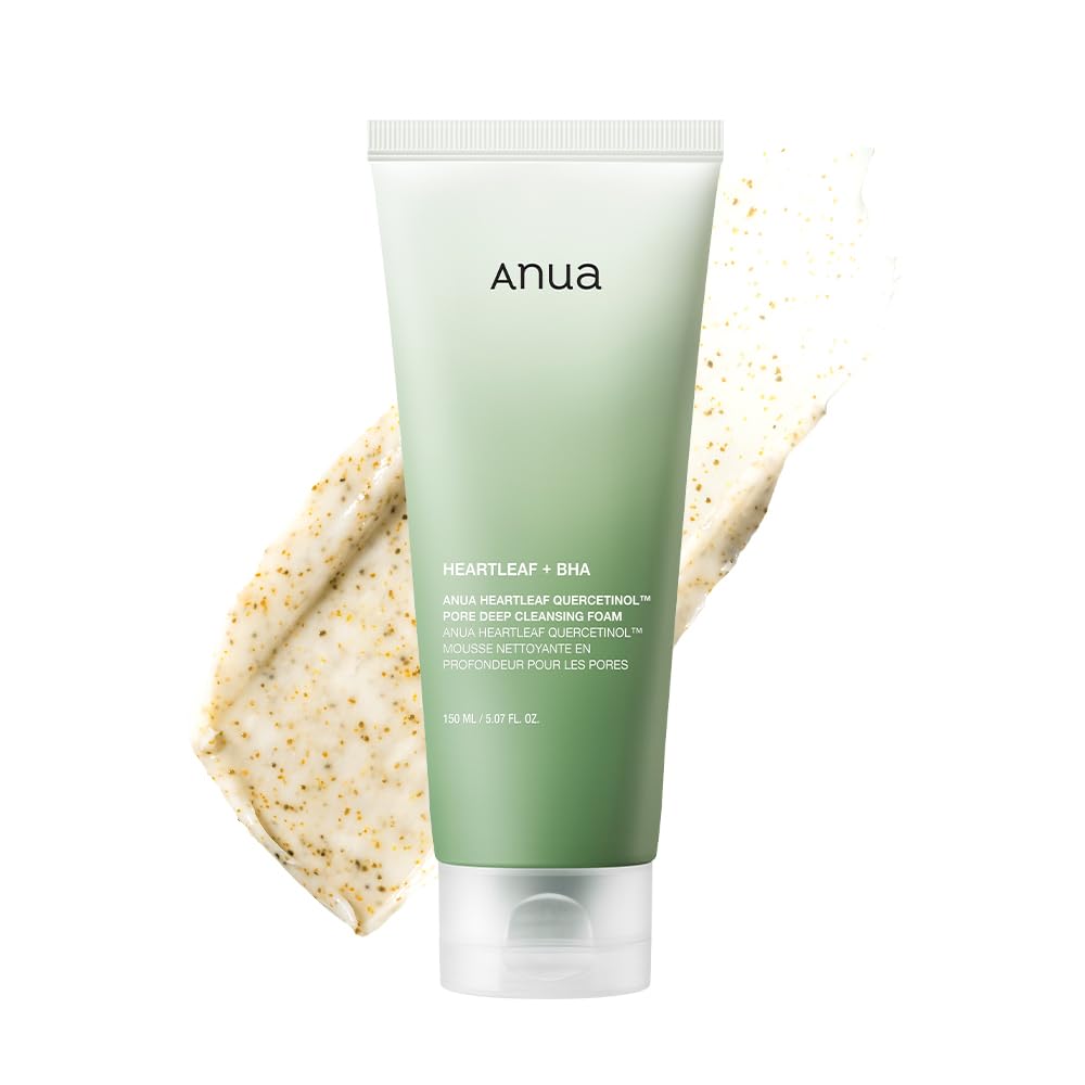 ANUA Heartleaf Quercetinol Pore Deep Cleansing Foam front view