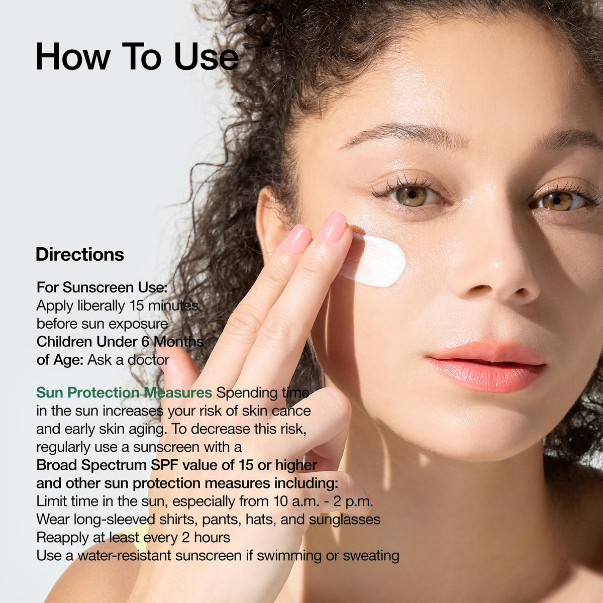 ANUA Heartleaf Sunscreen natural finish on skin