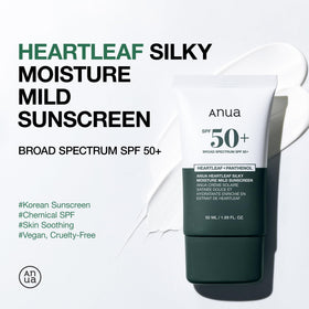ANUA Heartleaf Sunscreen texture on hand