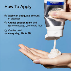 ANUA Hydrating Gentle Foaming Cleanser with other skincare products