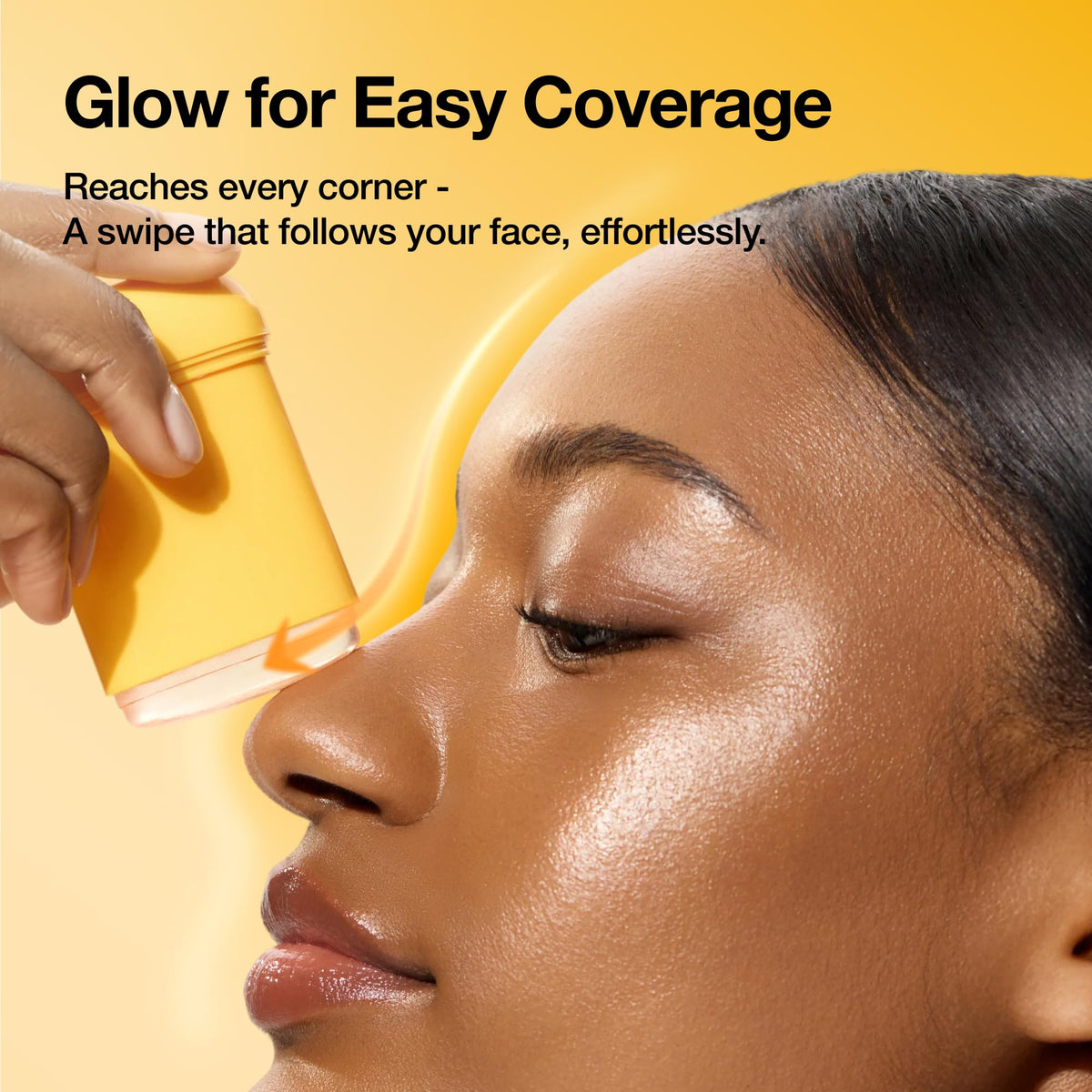 ANUA Invisible Glow Sun Stick with makeup products