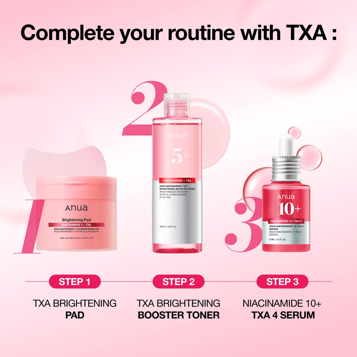 ANUA Niacinamide 10 + TXA 4 Serum application on face