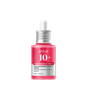 ANUA Niacinamide 10 + TXA 4 Serum front view with 1.01 fl. oz bottle