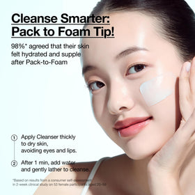 ANUA PDRN Cleansing Foam packaging details
