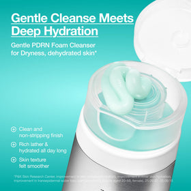 ANUA PDRN Cleansing Foam with other skincare products